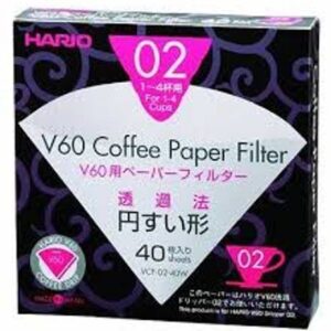 Filtros Hario V60 02 — 40 Unidades